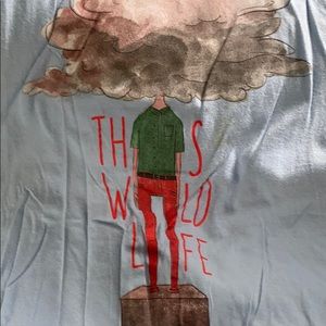 This Wild life pop punk band clouded T-shirt